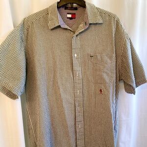 TOMMY HILFIGER … Crinkle Cotton Shirt, size Lg.